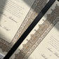 Personalised Luxury Nikkah Certificate - Afreen Gold