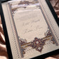Personalised Luxury Nikkah Certificate - Sukoon (Maroon)